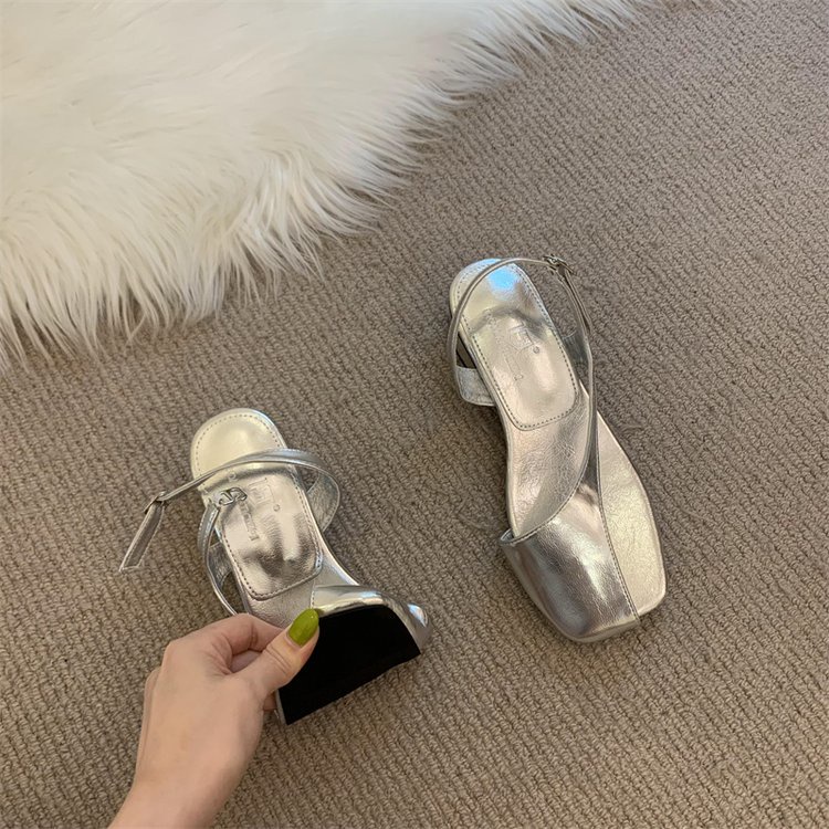 Xăng đan Mũi Vuông Thời Trang Dành Cho Nữ