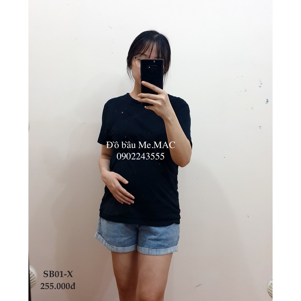 QUẦN SHORTS BẦU QC - sooc bà bầu thời trang mùa hè đi chơi - chất liệu quần Jeans bầu cao cấp có chun bụng