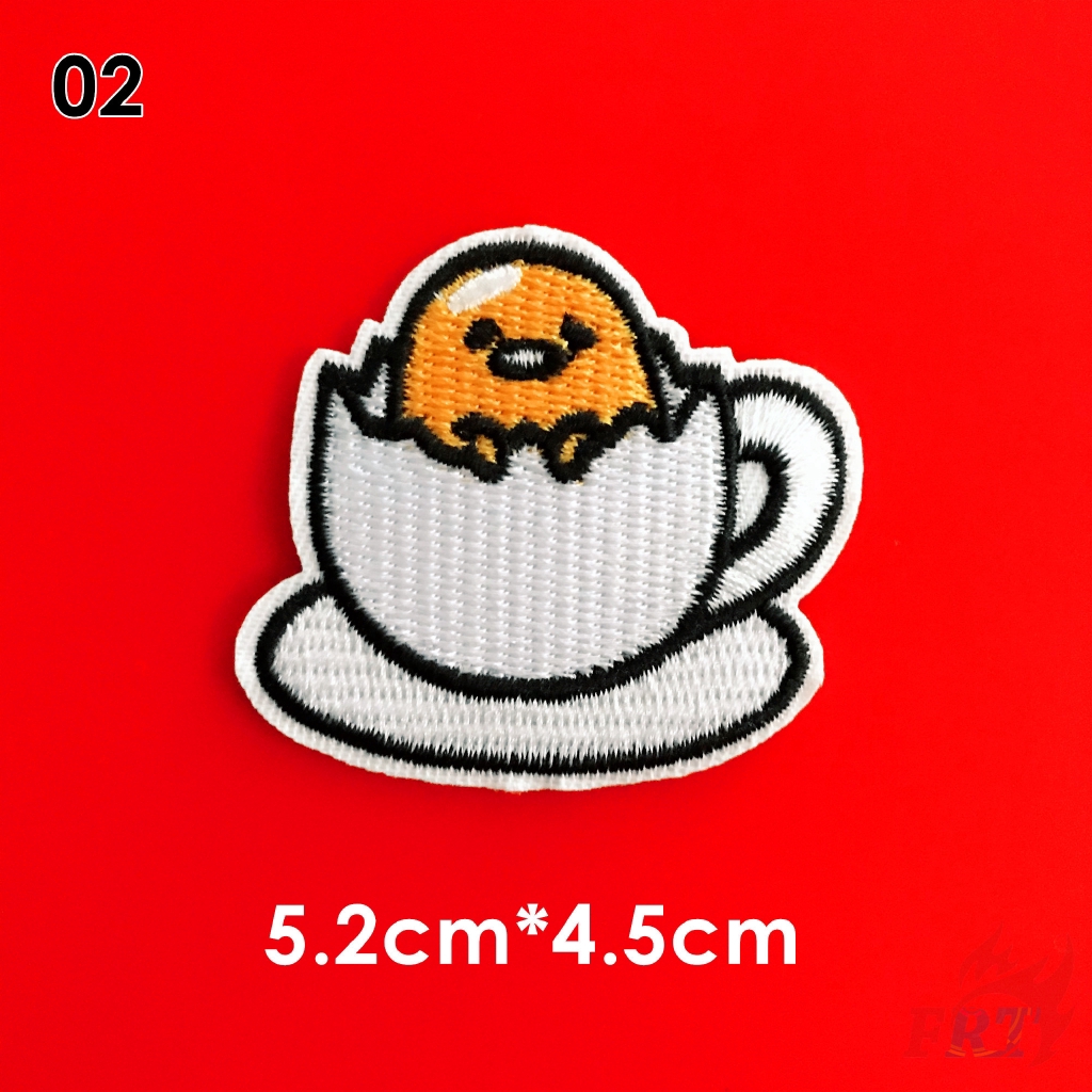 1 Miếng Dán Ủi Thêu Hoạt Hình Gudetama - Series 02