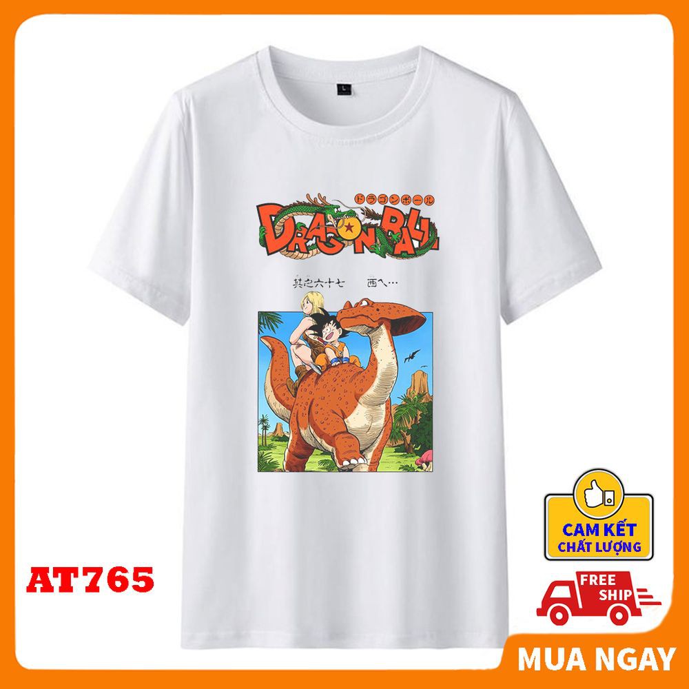 ÁO thun nam nữ rẻ đẹp in hình 7 Viên Ngọc Rồng DRAGON BALL cổ tròn áo rộng vải mềm mịn dày dặn thoáng mát cao cấp 2020