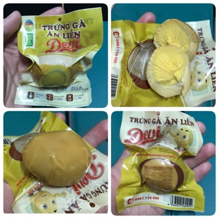 Túi Trứng Gà Ăn Liền Nguyên Vị Devi Dabaco 40g