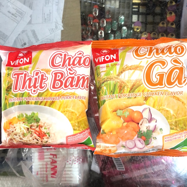 CHÁO VIFON CÁC LOẠI GÓI 50g