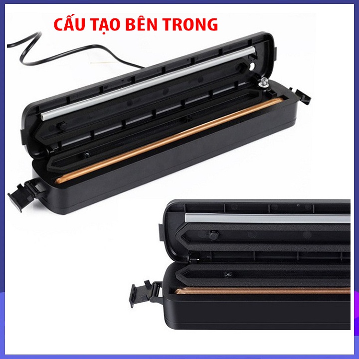 [Mẫu tết 2022] Máy hút chân không thực phẩm mini cầm tay Vacuum Selaer công suất 90W kiêm máy hàn miệng túi