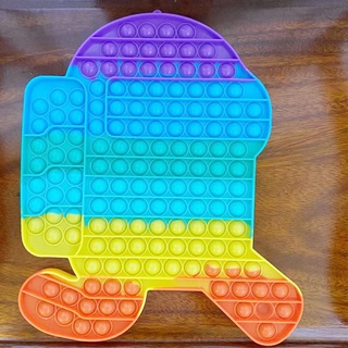 Multi-style stress-relief silicone bubble toy 30cm