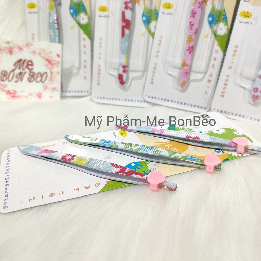 Nhíp hình hoa văn nhổ tóc bạc ,gắp mi