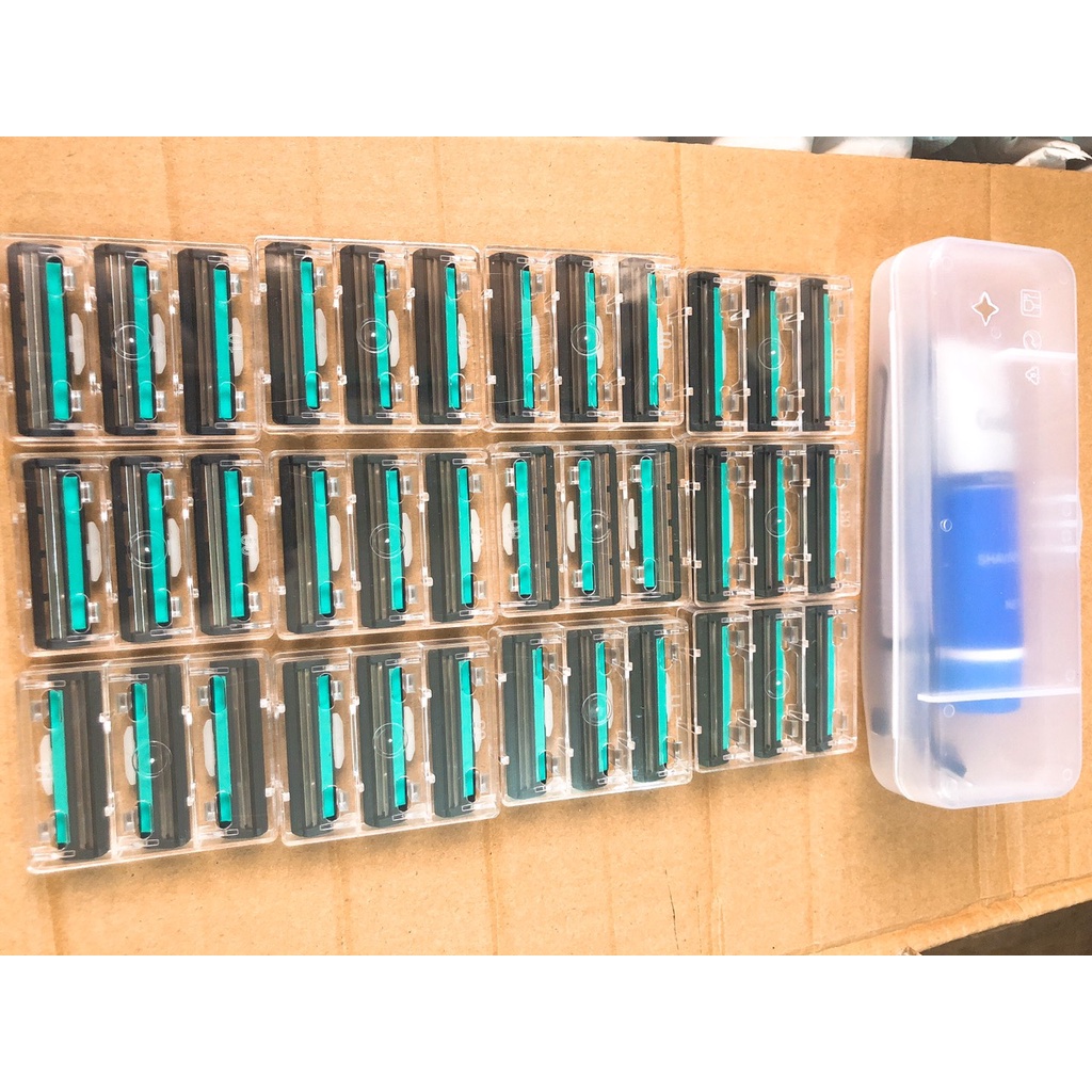 Dao cạo râu 2 lưỡi thế hệ mới KÈM 36 đầu thay tiện lợi