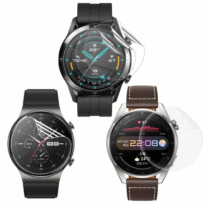 Miếng Dán Bảo Vệ Màn Hình Chất Liệu Mềm Cho Huawei watch 3 pro GT2 GT3 42mm 46mm GT2e GT Forerunner Huawei Honor Magic 2 GS3 2020