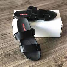 Dép Nam Vento 4910 Quai Ngang - Đen đẹp phong cách thời trang