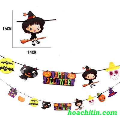 Dây treo trang trí Halloween phụ kiện trang trí tiệc dễ thương