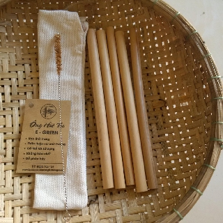 Ống hút gỗ tre