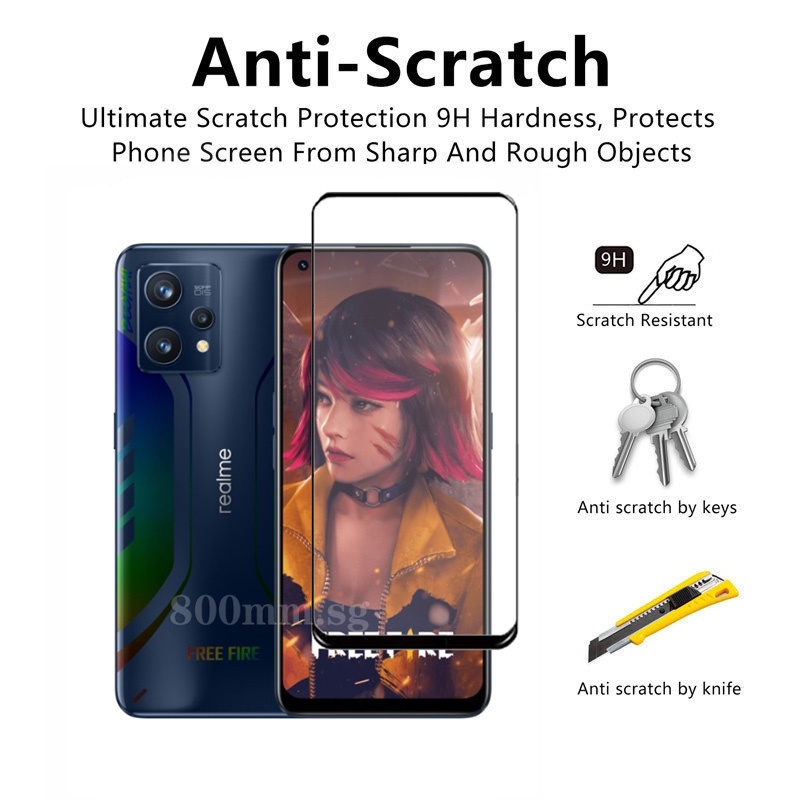 Kính Cường Lực Bảo Vệ Màn Hình Realme 9 Pro+ Realme 9 Pro 9i C35 GT Neo2 8 5G 7 Pro 8i 7i Realme C21Y C25S C25 C17