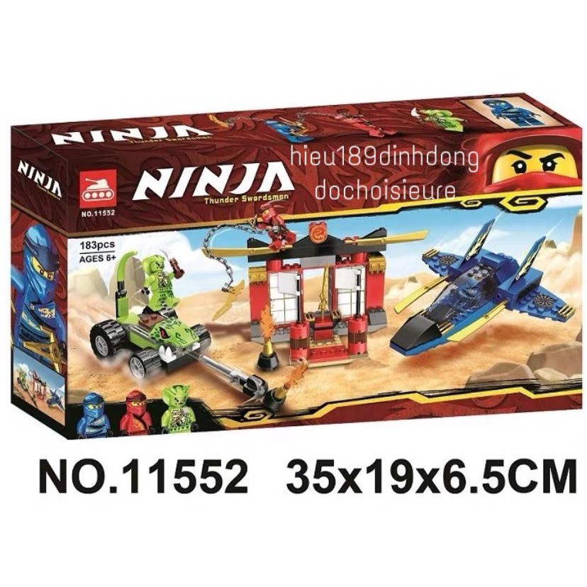 Lắp ráp nhà ninja 11552