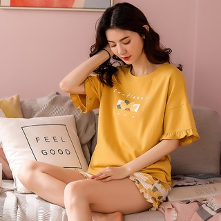 [Best sale] Bộ đồ mặc nhà tay bèo vải mềm mịn mát tay [BC03]