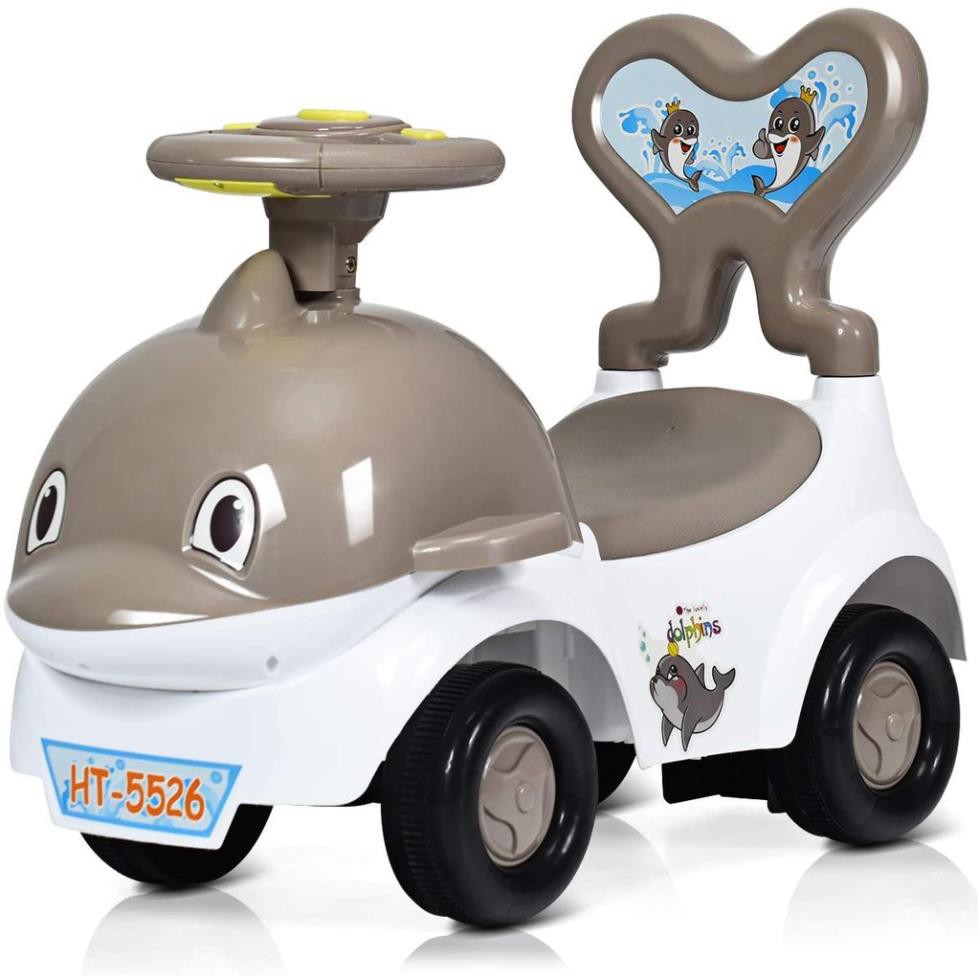 Xe chòi chân kiêm bám tập đi cho bé có đèn nhạc và khoang đựng đồ HT-5526 Toyshouse, nhựa ABS an toàn