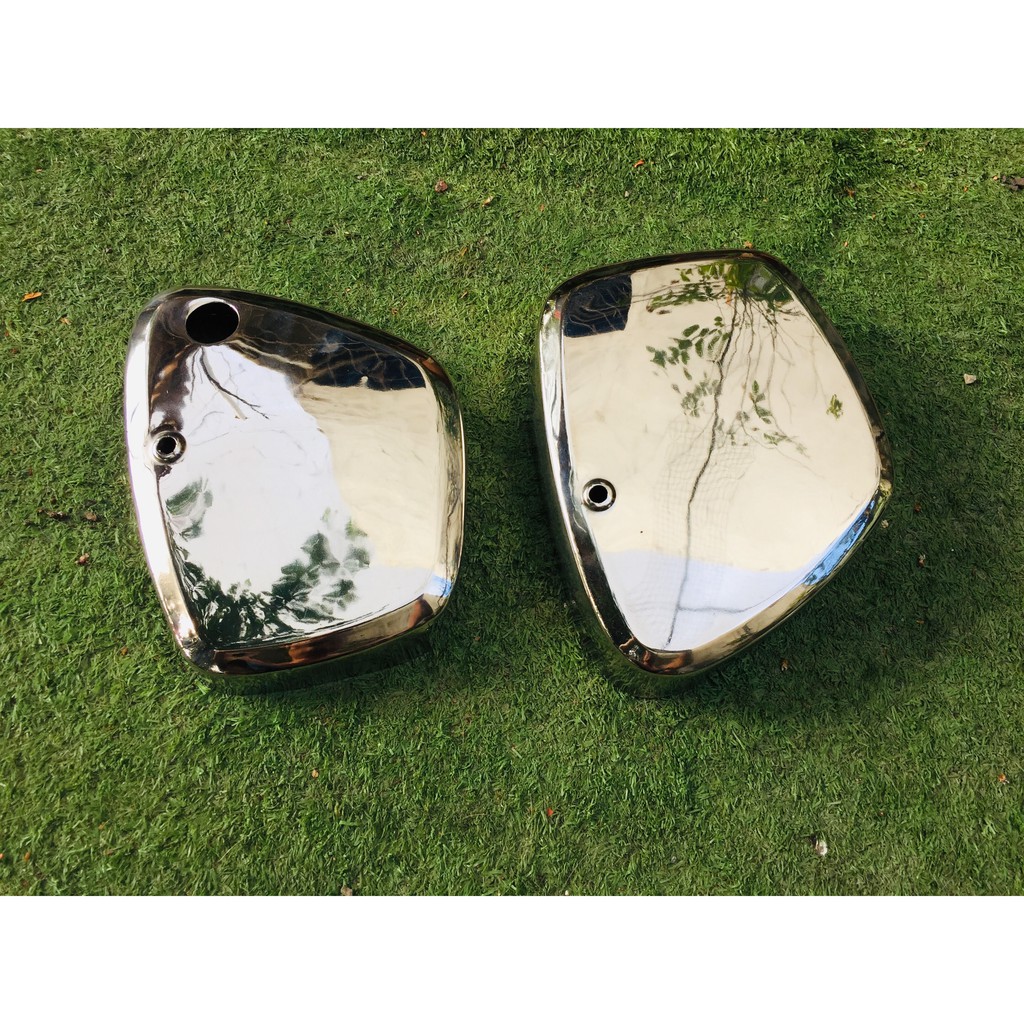 Cặp nắp cốp honda dame+ cub 78- bằng inox