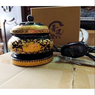 Lò xông trầm điện - lư điện đường kính 14cm có hẹn giờ