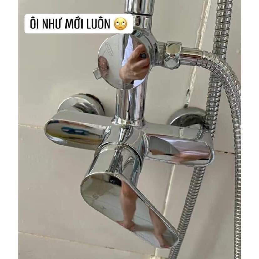 Chai xịt Fansen tẩy cặn canxi trên inox và kính cho nhà tắm siêu sạch an toàn