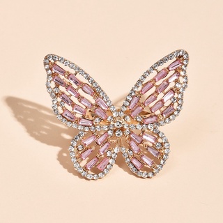 Nhẫn thiết kế hình bươm bướm thời trang dành cho nữ