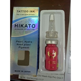Mực xăm Hikato- Màu hồng đậm