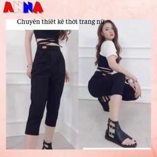 Quần bom lỡ 9 tấc chất umi hàn cực sịn, chất vải đanh mềm siêu co giãn