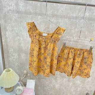 NOHK _ Bộ mặc nhà lanh lụa nữ siêu mát. Size S M L