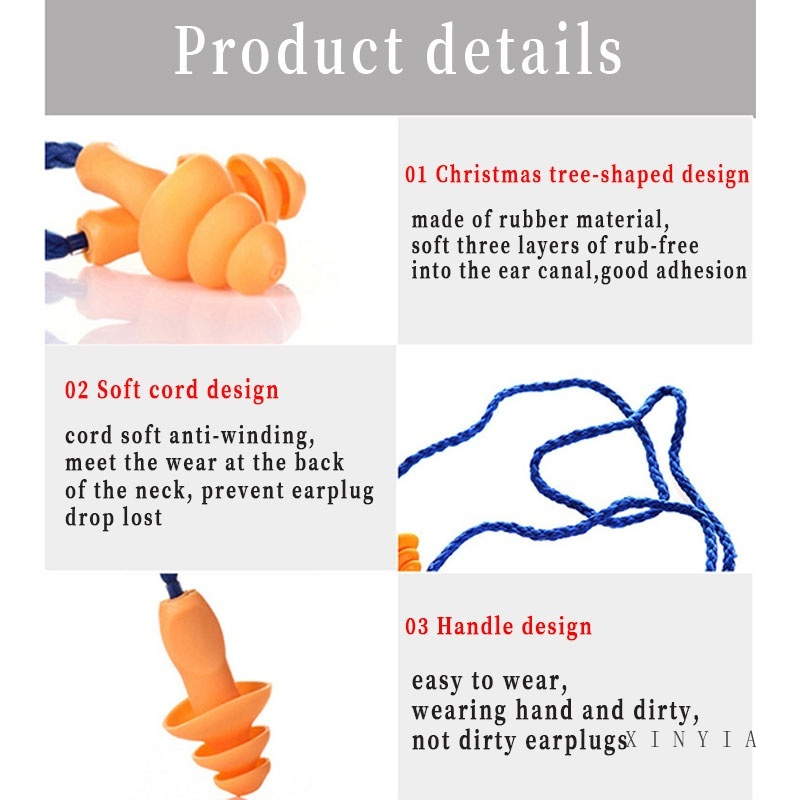 Nút Silicone Bịt Tai Chống Ồn Hình Cây Thông Noel