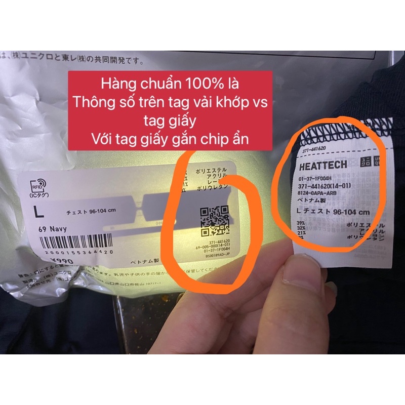 Áo Giữ Nhiệt Heattech uniqlo cho nam