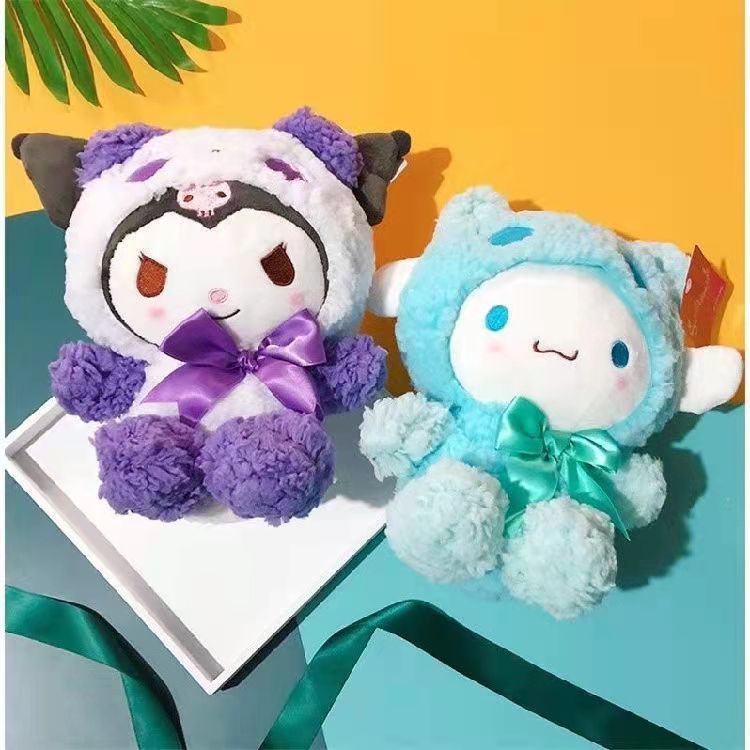 SANRIO Thú Nhồi Bông Hình Chú Chó Trong Gấu Trúc Kuromi Yugui Đáng Yêu