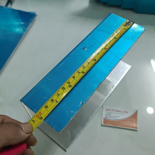 Combo 2 Hộp nhôm 200x85x60mm (Vừa Fe 28) Dày 2mm. Nhôm tấm gập sẵn thành hộp chữ U Làm máy cơ 2 vế c chung