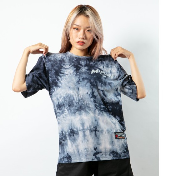 Áo thun loang màu form rộng tay lỡ nam nữ Phông tiedye Unisex phản quang Local Brand Chính Hãng Midori M Studio