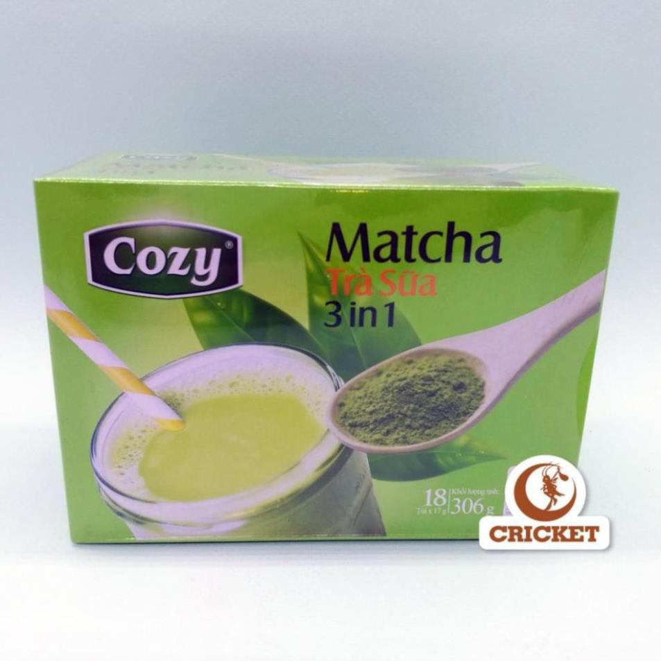 Trà sữa Matcha 3 in 1 Cozy (306g)