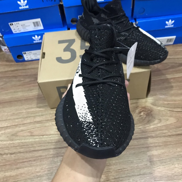 SALE XẢ KHO THANH LÝ - RẺ giày thể thao Yeezy 350   đen viền trắng  nam nữ ' 2020 WT ' ³ .