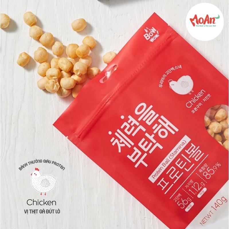 Bánh thưởng dinh dưỡng Bowwow Hàn Quốc các loại