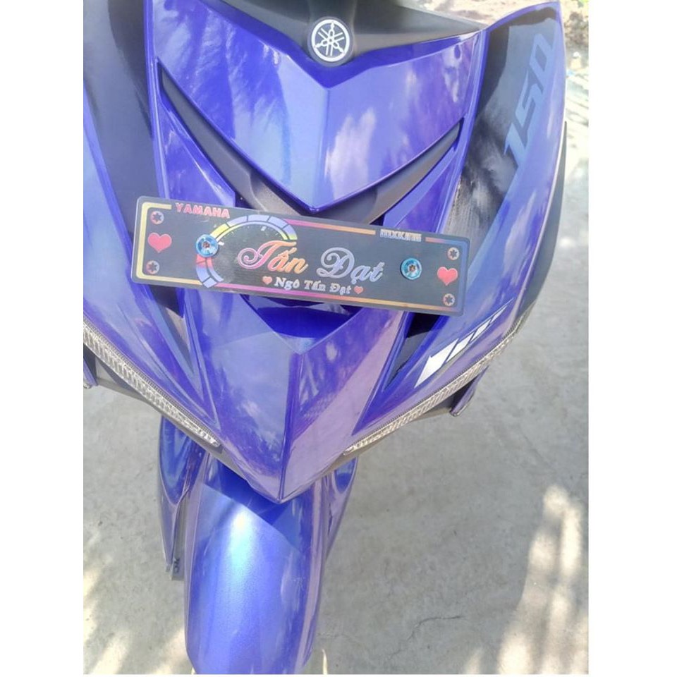 Bảng tên xe máy thiết kế theo yêu cầu - Mẫu SH01