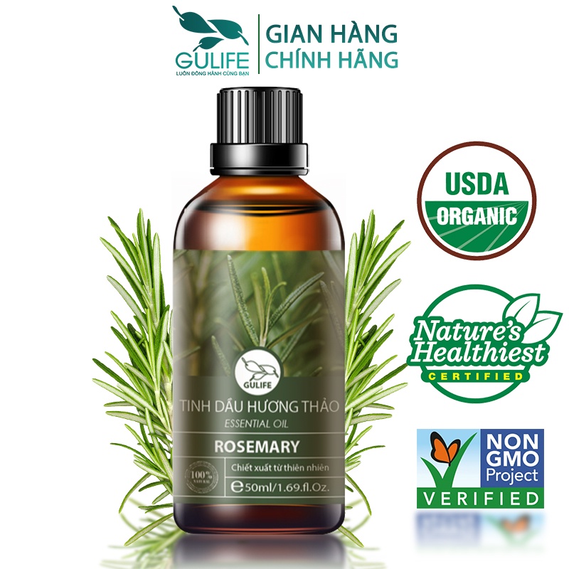 Tinh Dầu Thiên Nhiên Hương Thảo Nguyên Chất GULIFE-HT, Nhập Khẩu Cao Cấp, Tinh Dầu Xông Phòng Thư Giãn 10ml-50ml