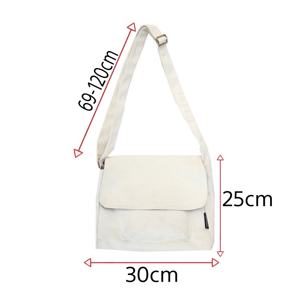 Túi đeo chéo nam nữ, thiết kế basic, phong cách unisex, kiẻu dáng chuẩn Hàn Quốc - Hazis Store