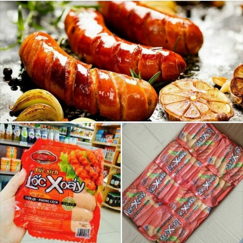 Xúc xích Lóc Xoáy Không Bột Lacusiana