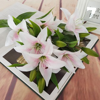 Hoa lily giả để trang trí