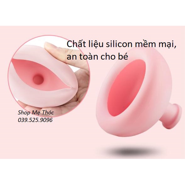 Dụng cụ vỗ ợ hợi, long đờm silicon cho bé