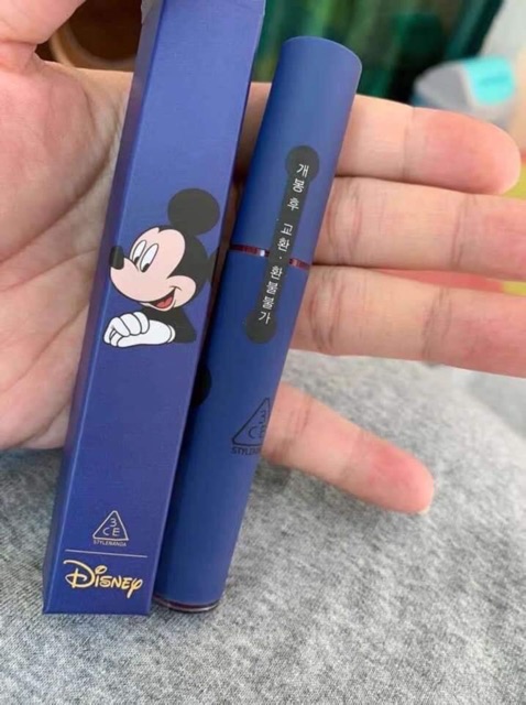 Combo Son 3CE Mickey tặng kèm 1 KHOÁ SON THẦN THÁNH | BigBuy360 - bigbuy360.vn