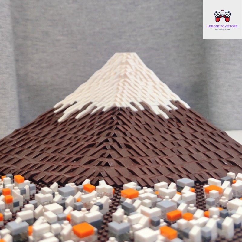 Đồ chơi lắp ráp Legogi NÚI PHÚ SĨ SAKURA NHẬT BẢN 6500 mảnh mô hình lắp ghép ZRK 7829