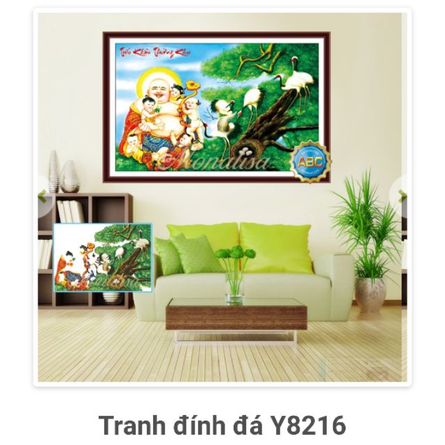 Tranh đính đá tiểu khấu thường khai y8216(90*60)