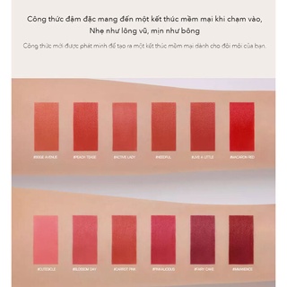 Son Kem Lì 3CE CLOUD LIP TINT Mịn Lì Như Nhung, Không Lộ Vân Môi 4.5g Unicos