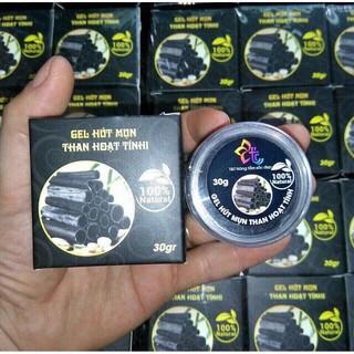 Hũ gel hút mụn than hoạt tính 100% tự nhiên 30g