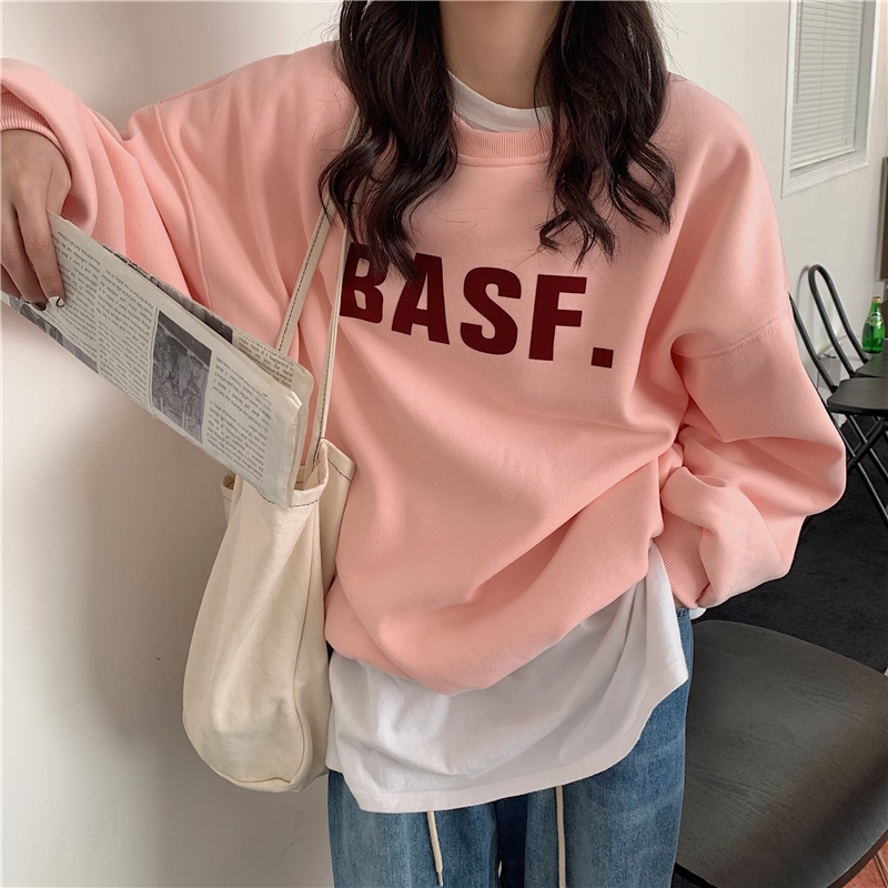 Áo Nỉ BASF Form Rộng Basic Phong Cách Hàn Quốc Mùa Đông Dễ Mặc Camstore | BigBuy360 - bigbuy360.vn