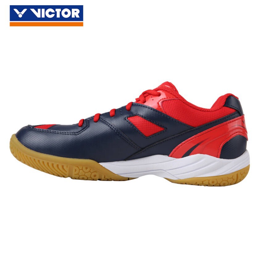Giày cầu lông, giày bóng chuyển Victor SH-170BD mẫu mới dành cho nam và nữ màu đỏ phối đen đủ size