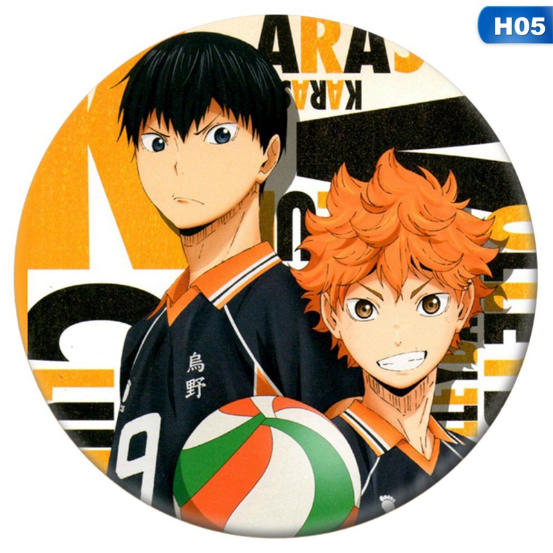 Ghim Cài Áo Hình Nhân Vật Anime Haikyuu