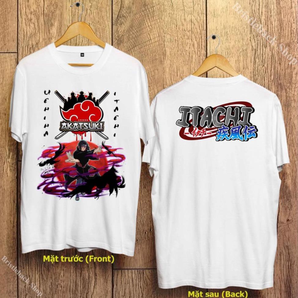 [UY TÍN]🎀 Áo Uchiha Itachi - Áo Naruto - Itachi T-Shirt - Akatsuki T-Shirt siêu rẻ - UIC-029