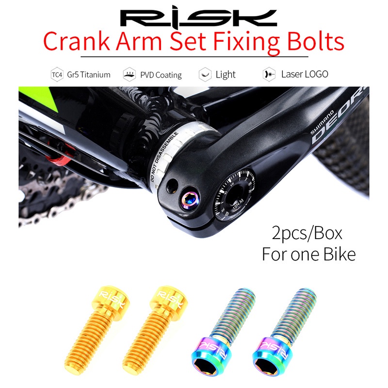 Set 2 Ốc Vít Cố Định Đĩa Phanh Xe Đạp Leo Núi M6*18mm