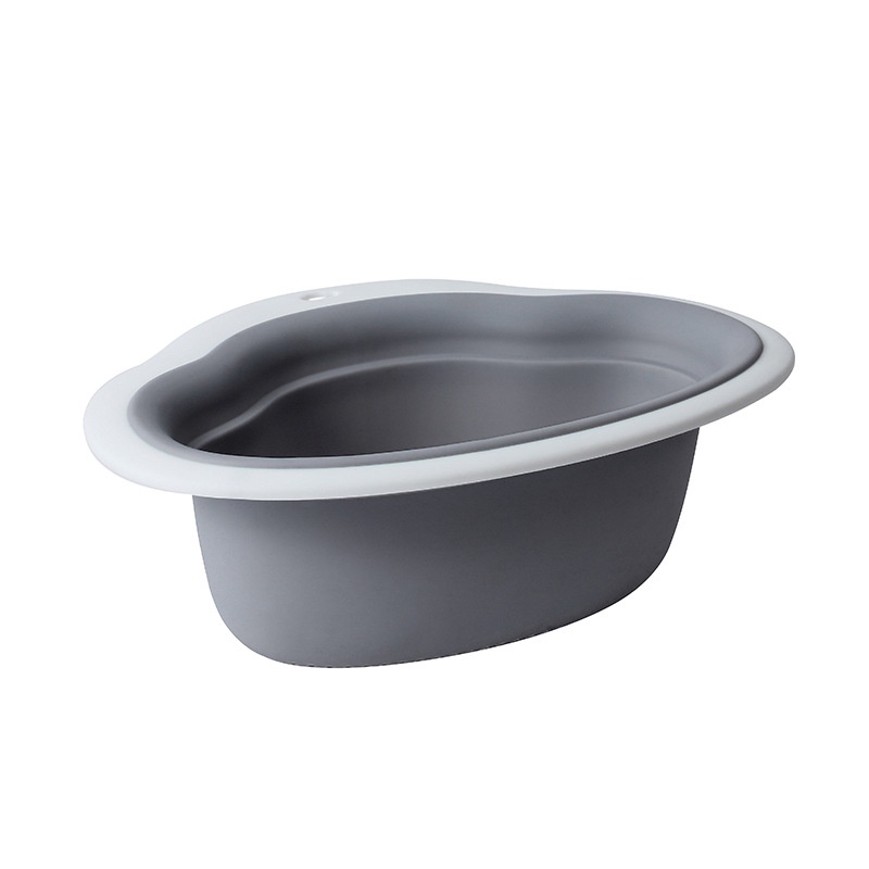 Rổ Rửa Rau Củ Quả Đa Năng Kèm Giác Hút Cố Định Góc Tường Tiện Dụng Cho Nhà Bếp